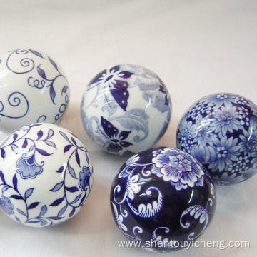 Chinse blue and white porcelain decoration ball